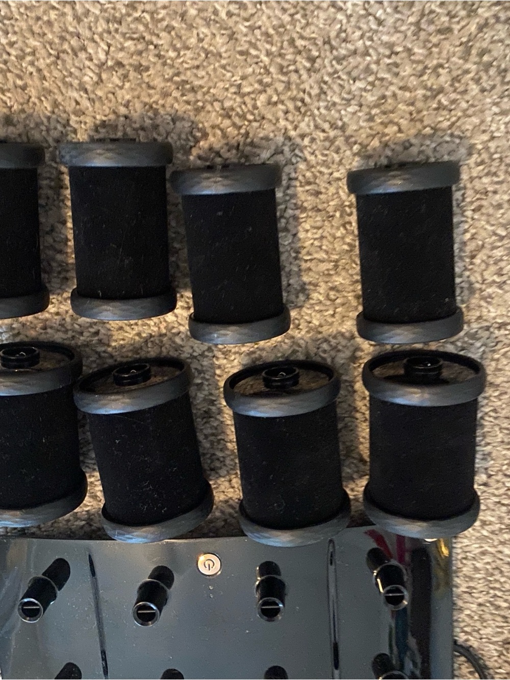 T3 Black Heated Rollers Set with Rose Gold Accents - Picture 4 of 12